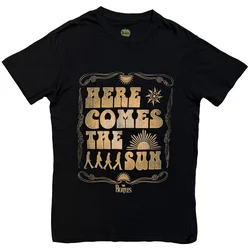 The Beatles Here Comes The Sun (Back Print) Black XL Majica