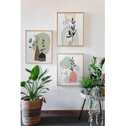 Wallity Dekorativna slika 3Dartsohoset124, 33x48cm, 3 dela