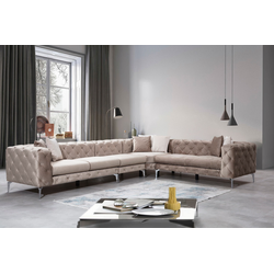 Atelier del Sofa Ugaona garnitura Como 310x73x270cm Bež