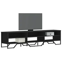 TV ormarić crni 180x34x41 cm od konstruiranog drva