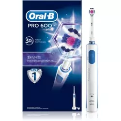 Oral-B Professional Care 600 White & Clean Rotating-oscillating toothbrush Plavo, Bijelo