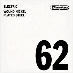 shumee Dunlop poniklovaná elektrická gitara s jednou strunou .062 DEN62
