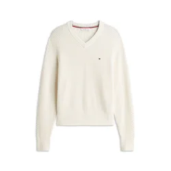 TOMMY HILFIGER Pulover kremna