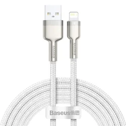 Baseus USB cable for Lightning Cafule, 2.4A, 2m (white)