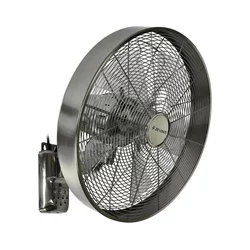 ZEVENTI - Zidni ventilator FREEZE 50W/230V prečnika 40 cm hrom + daljinski upravljač