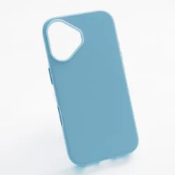 Maska za telefon Beautiful Shine Leather za iPhone 16, Plava