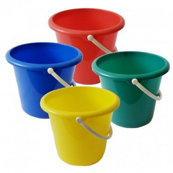 Plastično vedro barvno 5L