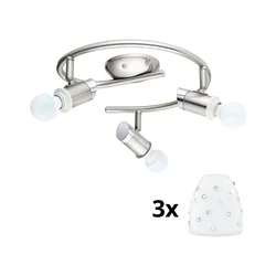 Eglo - LED spot svetlo MY CHOICE 3xE14/4W/230V hrom/bela