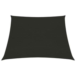 Jedro za zaštitu od sunca 160 g/m2 crno 4/5 x 3 m HDPE