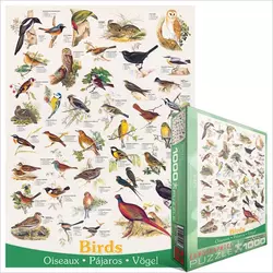 Eurographics puzzle Birds of Fields and Gardens 1000 pcs 6000-1259
