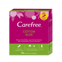 Carefree Dnevni Ulošci Cotton Aloe 56Kom