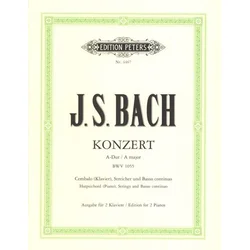 BACH J.S:KONZERT A-DUR BWV 1055 FOR 2 PIANOS