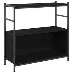Polica Crni hrast 80 x 30 x 78.5 cm Konstruirano drvo