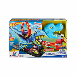 HOT Hot Wheels City T-Rex Chomp Down, igralni set