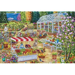 Grafika - Puzzle Vrtni center - 1 000 kosov