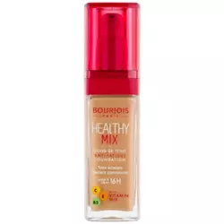 Bourjois Healthy Mix posvetlitveni vlažilni tekoči puder 16 ur odtenek 57 Bronze  30 ml