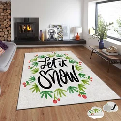 Conceptum Hypnose tepih s novogodišnjim motivima Asr-Crpt-75, Pravougaoni, 80 x 140 cm, Šareni