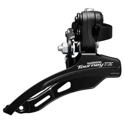 MENJAČ PREDNJI SHIMANO TOURNEY FD-TZ500-DS 3(FRICTION)X6/7 SA ŠELNOM 31.8mm 42T DOWN-SWING TOP-PULL