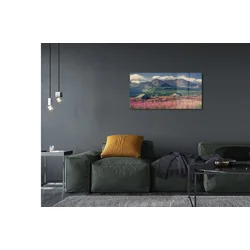 tulup.si Steklena slika Top vikend box 120x60 cm 4 obešalnika