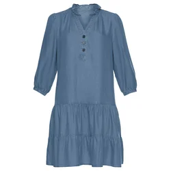 LASCANA Obleka moder denim