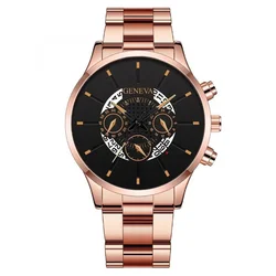 Sat DY-25967 - Zlatna ružičasta / Crna KP25967