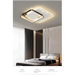 Micoe Plafonska lampa LED, 60 W, Trobojna, Crna