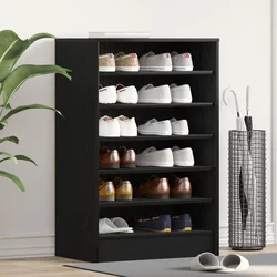 Ormar za cipele Crni hrast 60 x 35 x 92 cm Konstruirano drvo