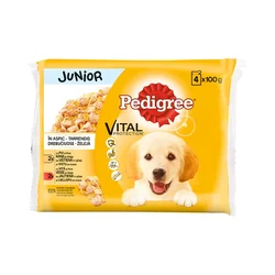 PEDIGREE Junior Poslastica za pse, Piletina i Govedina, 4x100 g