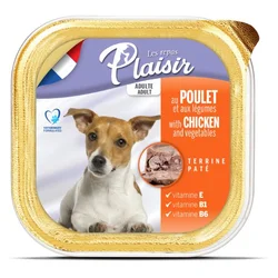 Plaisir pašteta za pse-piletina i povrće – 5,4 kg