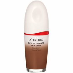 Shiseido Revitalessence Skin Glow Foundation lahki tekoči puder s posvetlitvenim učinkom SPF 30 odtenek Henna 30 ml