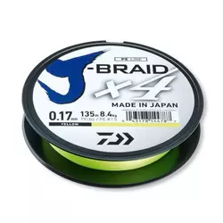 J-BRAID X4 0.21mm 135m YELLOW (12740-021)