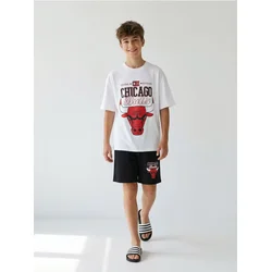 Sinsay - NBA Chicago Bulls sportski set: majica i šorc - šareno