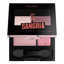 AURA Paleta senki za oči Sangria