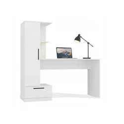 shumee Komplet pisalne mize in polic COSMO WHITE