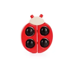 Bajo Ladybug ugriz rdeča