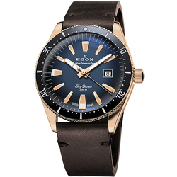 Edox 80126-BRN-BUIDR Skydiver Automatic Mens Watch Limited Edition 42mm