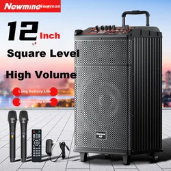 Newmine Bluetooth zvučnik sa 2 mikrofona N520, 4500 mAh, Crni