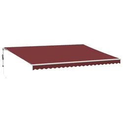 Tenda na automatsko uvlačenje s LED bordo 500x300 cm