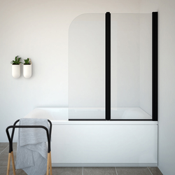 Paravan za kadu Titan II 114x140 dvodelni
