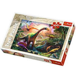 Trefl puzzla 100pcs Svet dinosaurusa 16277