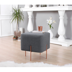 Atelier del Sofa Tabure 40x42x40cm, Tamnosivo