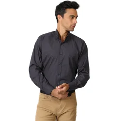 G577 DEWBERRY SHIRT-NAVY BLUE- BROWN