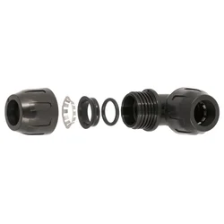 Cevna spojka 90° fi 40 mm polimer 9ALR9C40