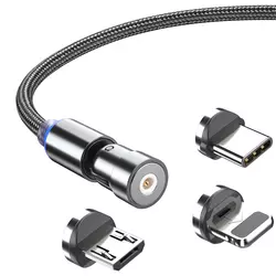 3 U 1 Magnetni kabl Type-C Lightning Micro USB 2m