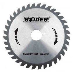 Raider RD-SB28 163134 Testera, Cirkularna, 115x36Tx22.2mm