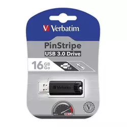 Verbatim Pinstripe 16GB black USB 3.0 fleš memorija black 49316 ( UFV49316 )