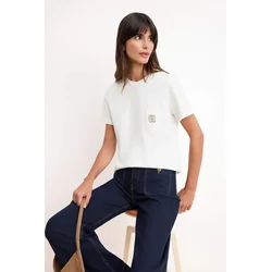 Trendyol Majica bela