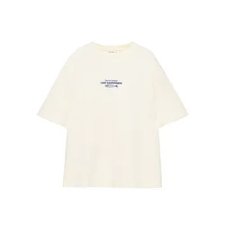 Pull&Bear Majica temno modra / svetlo rumena