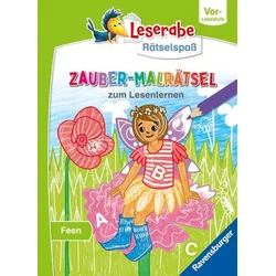 Leserabe Rätselspaß Zauber-Malrätsel: Feen (Vor-Lesestufe)