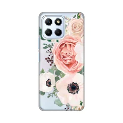 Silikonska maska za Honor X6 Luxury Pink Flowers Print Skin šarena